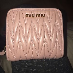 MIU MIU wallet! Light pink